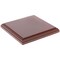 Plymor Fruitwood Square Wood Display Base, 6" W x 6" D x 0.75" H (Display Dimensions 5.5" W x 5.5" D)